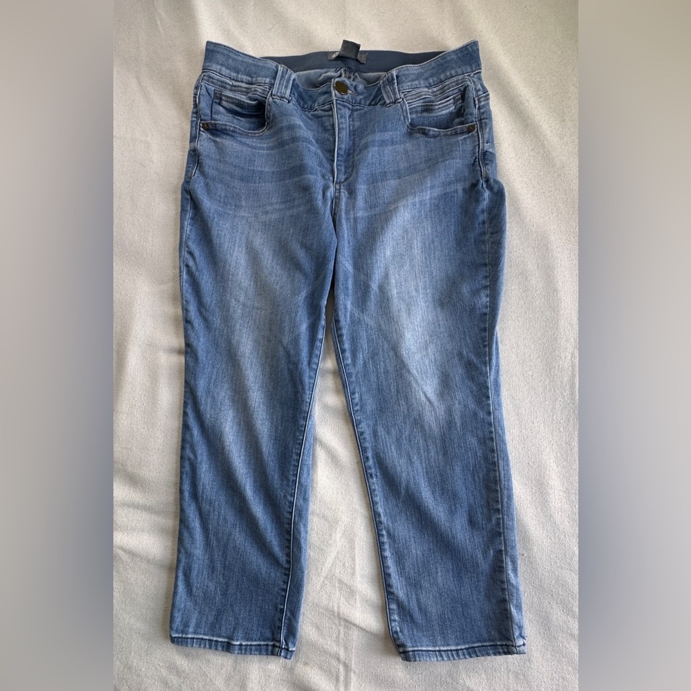 DEMOCRACY “Ab"solution Ankle Straight Leg Jeans | Womens 18W - Picture 2 of 10